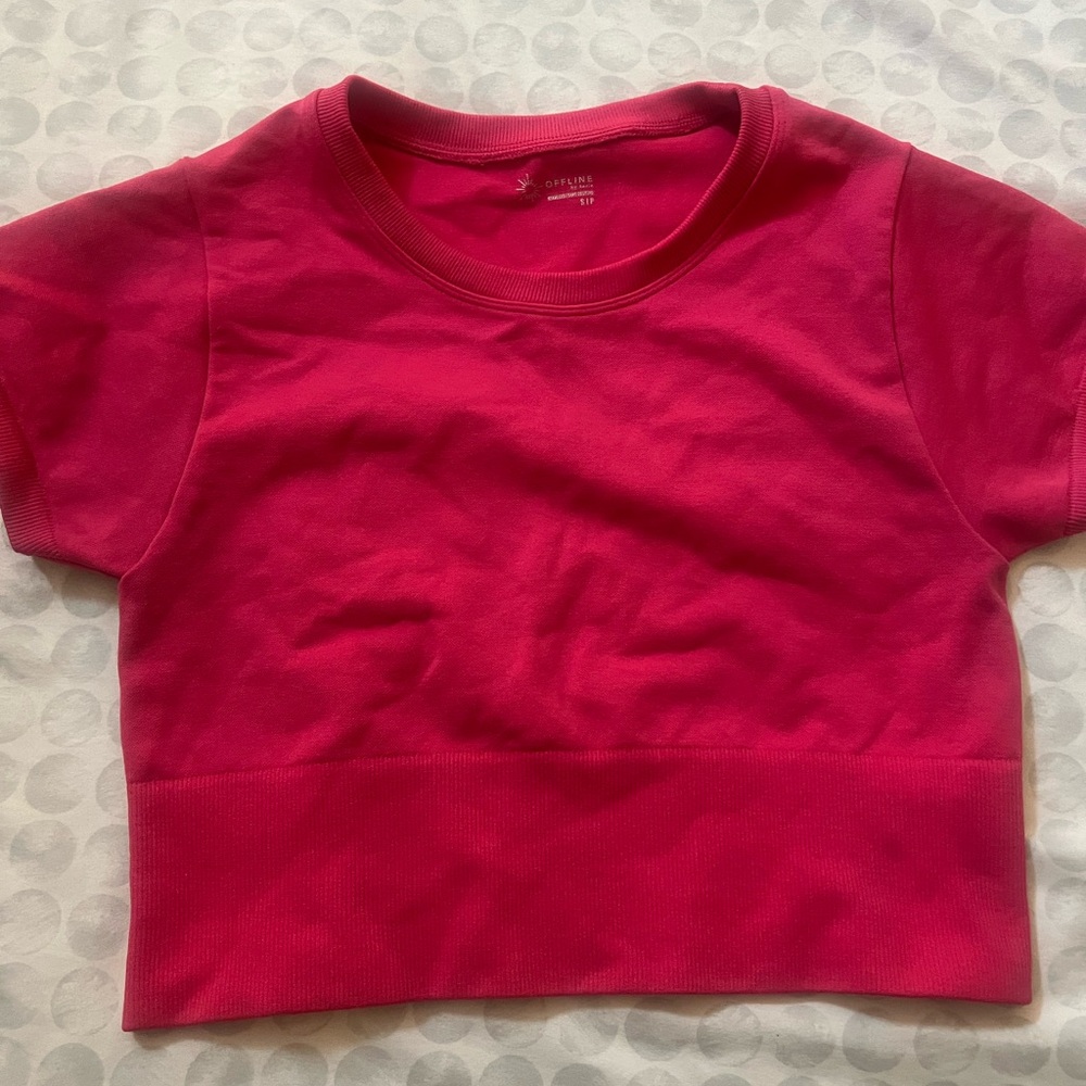 Aerie workout top cropped